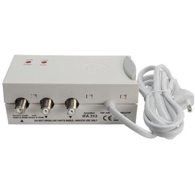 Triax Amplificateur d'antenne IFA 313 avec 2 sorties et chemin de retour 5-65 MHz, Accessoires TV - Publicité Triax Amplificateur d'antenne IFA 313 avec 2 sorties et chemin de retour 5-65 MHz, Accessoires TV - Publicité