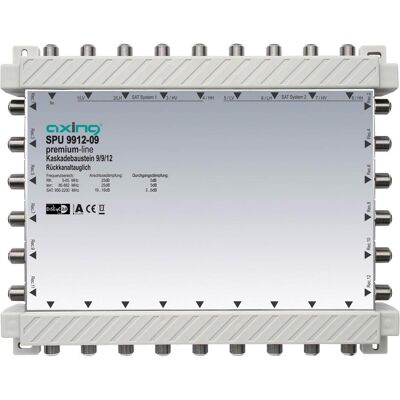 Axing Module en cascade SPU 9912-09 9 en 12, Récepteur TV : accessoires, Gris - Publicité Axing Module en cascade SPU 9912-09 9 en 12, Récepteur TV : accessoires, Gris - Publicité