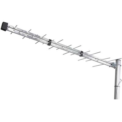 Emos Antenne extérieure EM-2845, PROFI, 0-200 km, DVB-T2, filtre LTE/4G, Parabole + antenne - Publicité Emos Antenne extérieure EM-2845, PROFI, 0-200 km, DVB-T2, filtre LTE/4G, Parabole + antenne - Publicité