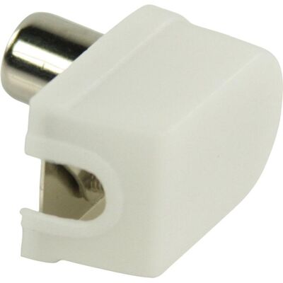 Valueline Fiche coaxiale coudée blanche / Adaptateur d'antenne / 2 pièces / VLSP40901W, Câble d'antenne - Publicité Valueline Fiche coaxiale coudée blanche / Adaptateur d'antenne / 2 pièces / VLSP40901W, Câble d'antenne - Publicité