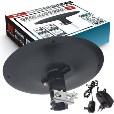 Opticum RED EAGLE Dynamische UFO-Rundstrahlantenne - Aktiv (DVB-T / -T2), Parabole + antenne, Noir - Publicité Opticum RED EAGLE Dynamische UFO-Rundstrahlantenne - Aktiv (DVB-T / -T2), Parabole + antenne, Noir - Publicité