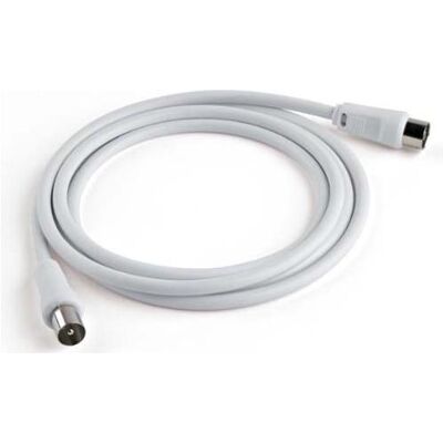 Meliconi Câble coaxial ANT2M 2 m 9,5 mm Blanc (Câble d'antenne), Câble d'antenne - Publicité Meliconi Câble coaxial ANT2M 2 m 9,5 mm Blanc (Câble d'antenne), Câble d'antenne - Publicité