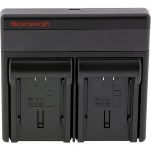 Berenstargh Dual PD Hyper Ladegerät f. Panasonic VBN130 260 USB-C in/out Powerbankfunktion (Chargeur de batterie d'appareil photo), Alimentation pour appareil photo, Noir - Publicité Berenstargh Dual PD Hyper Ladegerät f. Panasonic VBN130 260 USB-C in/out Powerbankfunktion (Chargeur de batterie d'appareil photo), Alimentation pour appareil photo, Noir - Publicité