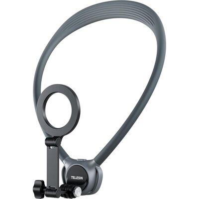 Telesin Neck Mount 360º Combo - GoPro & Smartphone - Grey (T-P2-HNB-02-GY), Caméra d'action : accessoires, Gris - Publicité Telesin Neck Mount 360º Combo - GoPro & Smartphone - Grey (T-P2-HNB-02-GY), Caméra d'action : accessoires, Gris - Publicité
