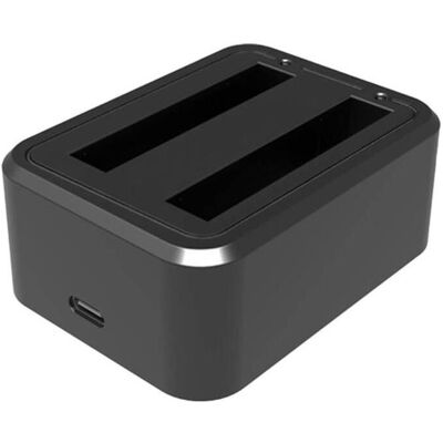 Puluz - Insta360 X3 - Canal Double - USB-C - Charger - Publicité Puluz - Insta360 X3 - Canal Double - USB-C - Charger - Publicité