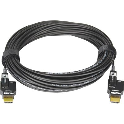 Kramer Câble HDMI 4K (10 m), Câble vidéo, Noir - Publicité Kramer Câble HDMI 4K (10 m), Câble vidéo, Noir - Publicité