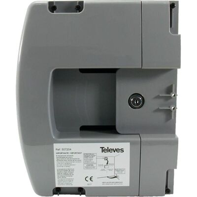 Televes Boîtier TOX, Accessoires TV, Gris - Publicité Televes Boîtier TOX, Accessoires TV, Gris - Publicité