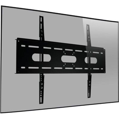 MonLines MWH012B Support TV mural plat 42-100 pouces verrouillable, noir (120 kg, 42" - 105"), Support mural pour TV, Noir - Publicité MonLines MWH012B Support TV mural plat 42-100 pouces verrouillable, noir (120 kg, 42" - 105"), Support mural pour TV, Noir - Publicité