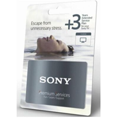 Sony TV - Extension de garantie - 3 ans - Publicité Sony TV - Extension de garantie - 3 ans - Publicité