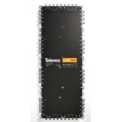 Televes Matrice de commutation MS 932C NEVO 9 entrées 32 sorties (Multi commutateur), Parabole : accessoires, Gris - Publicité Televes Matrice de commutation MS 932C NEVO 9 entrées 32 sorties (Multi commutateur), Parabole : accessoires, Gris - Publicité