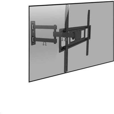 MonLines MWH021B Support TV mural pivotant de 37 à 70 pouces, noir (Mur), Support mural pour TV, Noir - Publicité MonLines MWH021B Support TV mural pivotant de 37 à 70 pouces, noir (Mur), Support mural pour TV, Noir - Publicité