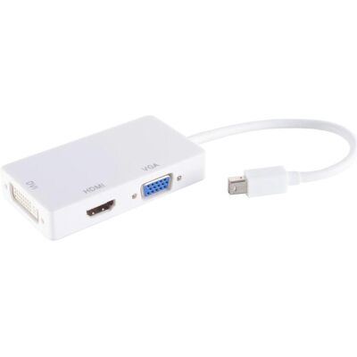 Shiverpeaks S/CONN maximum connectivity Adaptateur Mini DisplayPort mâle vers HDMI/DVI/VGA femelle, blanc (DVI, VGA), Adaptateur données + vidéo, Blanc - Publicité Shiverpeaks S/CONN maximum connectivity Adaptateur Mini DisplayPort mâle vers HDMI/DVI/VGA femelle, blanc (DVI, VGA), Adaptateur données + vidéo, Blanc - Publicité