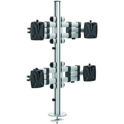 Novus TSS Quattro Bras pour écran, max. 48 kg, réglable en continu, fixation à la table, Accessoires TV, Argent - Publicité Novus TSS Quattro Bras pour écran, max. 48 kg, réglable en continu, fixation à la table, Accessoires TV, Argent - Publicité