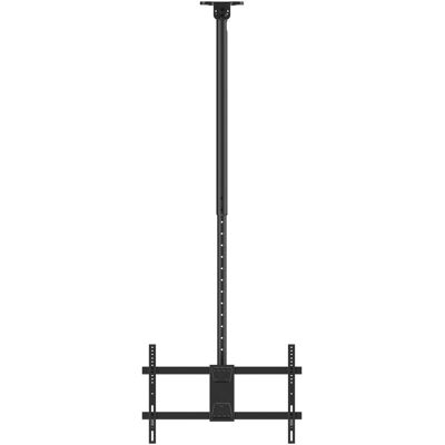 Deltaco OFFICE Telescopic ceiling mount 1090-1690mm 2x 37-86" 45 kg (Plafond, 45 kg, 37" - 86"), Support mural pour TV, Noir - Publicité Deltaco OFFICE Telescopic ceiling mount 1090-1690mm 2x 37-86" 45 kg (Plafond, 45 kg, 37" - 86"), Support mural pour TV, Noir - Publicité