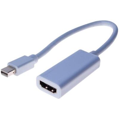 Convertisseur Mini DisplayPort 1.2 vers HDMI 2.0 - 15cm Blanc - Publicité Convertisseur Mini DisplayPort 1.2 vers HDMI 2.0 - 15cm Blanc - Publicité
