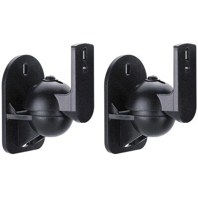 Maclean MC-526 (1 paire, Installation murale, Inclinable, Rotatif), Pied + support mural pour enceinte, Noir - Publicité Maclean MC-526 (1 paire, Installation murale, Inclinable, Rotatif), Pied + support mural pour enceinte, Noir - Publicité