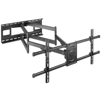 Sbox vaegbeslag VESA op til 800x400 Max 80 kg Pivot : -60°/ +60 (Mur, 80 kg, 43" - 90"), Support mural pour TV, Noir - Publicité Sbox vaegbeslag VESA op til 800x400 Max 80 kg Pivot : -60°/ +60 (Mur, 80 kg, 43" - 90"), Support mural pour TV, Noir - Publicité