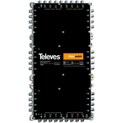 Televes Commutateur multiple 22,90cm (9") 24 Fonte NEVO cascadable o.NT MS924C (Multi commutateur), Parabole : accessoires - Publicité Televes Commutateur multiple 22,90cm (9") 24 Fonte NEVO cascadable o.NT MS924C (Multi commutateur), Parabole : accessoires - Publicité