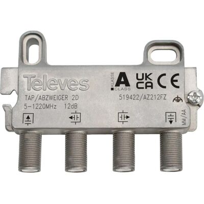 Televes Dérivateur 2f. (Manifolds et Brancheurs), Câble d'antenne - Publicité Televes Dérivateur 2f. (Manifolds et Brancheurs), Câble d'antenne - Publicité