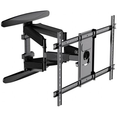 ART Uchwyt do TV LCD/LED 40-75 45kg regulacja pion/poziom 58-500mm max VESA 600x400 (Mur, 45 kg, 40" - 75"), Support mural pour TV, Noir - Publicité ART Uchwyt do TV LCD/LED 40-75 45kg regulacja pion/poziom 58-500mm max VESA 600x400 (Mur, 45 kg, 40" - 75"), Support mural pour TV, Noir - Publicité