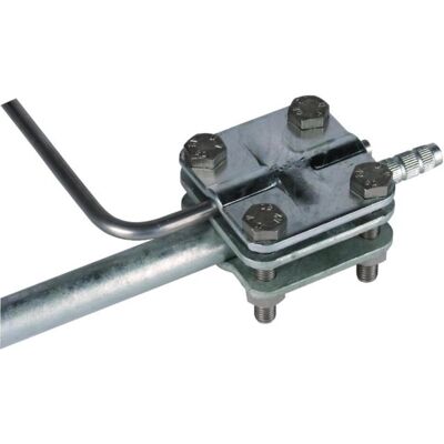 Dehn Soehne Borne de raccordement 610010 pour électrode de profondeur D 20-25mm, Parabole : accessoires, Argent - Publicité Dehn Soehne Borne de raccordement 610010 pour électrode de profondeur D 20-25mm, Parabole : accessoires, Argent - Publicité