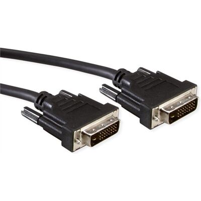 Secomp STANDARD Monitorkabel DVI, DVI ST-ST, (24+1) dual link (5 m), Câble vidéo, Noir - Publicité Secomp STANDARD Monitorkabel DVI, DVI ST-ST, (24+1) dual link (5 m), Câble vidéo, Noir - Publicité