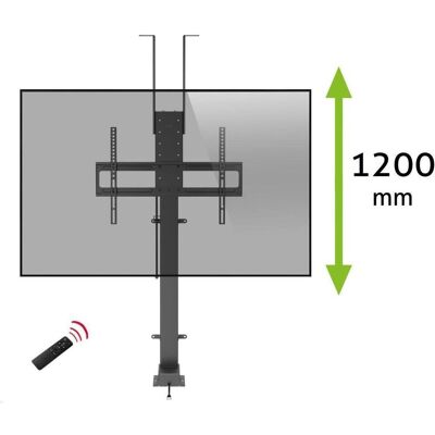 MonLines MLS038B Einbau TV Lift 43-88 Zoll, 1200 mm, Hub, schwarz (60 kg, 43" - 88"), Pied TV, Noir - Publicité MonLines MLS038B Einbau TV Lift 43-88 Zoll, 1200 mm, Hub, schwarz (60 kg, 43" - 88"), Pied TV, Noir - Publicité