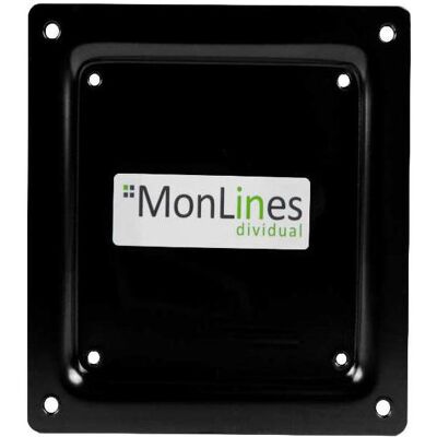 MonLines - V005B - 75x75 vers 100x100 - Noir - Adaptateur VESA - Publicité MonLines - V005B - 75x75 vers 100x100 - Noir - Adaptateur VESA - Publicité