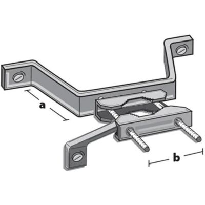 Televes MAHA60225 - Support mural pour mâts jusqu'à 60 mm de diamètre, distance du mur 225 mm, Support mural pour TV - Publicité Televes MAHA60225 - Support mural pour mâts jusqu'à 60 mm de diamètre, distance du mur 225 mm, Support mural pour TV - Publicité