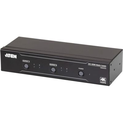 Aten VanCryst VM0202H 2x2 4K HDMI Matrix, Hub - Publicité Aten VanCryst VM0202H 2x2 4K HDMI Matrix, Hub - Publicité