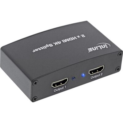 InLine Splitter/distributeur HDMI 2x compatible 4K2K, Hub - Publicité InLine Splitter/distributeur HDMI 2x compatible 4K2K, Hub - Publicité