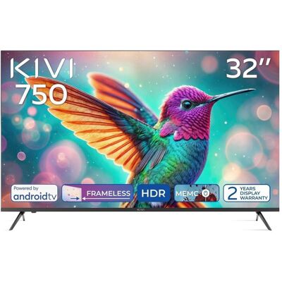 Kivi 32H750NB (32", LED, HD), TV, Noir - Publicité Kivi 32H750NB (32", LED, HD), TV, Noir - Publicité