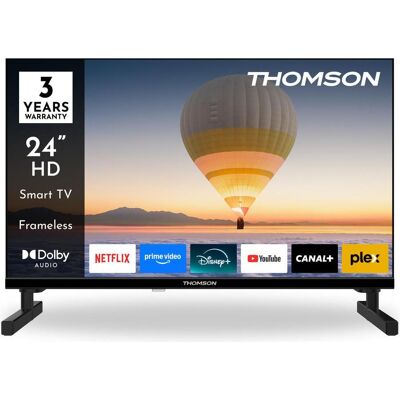 Thomson Smart TV LED HD 24 Zoll (24", LED, HD), TV, Noir - Publicité Thomson Smart TV LED HD 24 Zoll (24", LED, HD), TV, Noir - Publicité