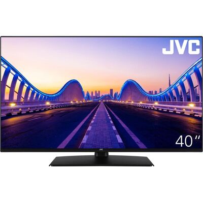 JVC 40 Zoll Fernseher LT-40VF4455 - Full HD Fernseher mit 102 cm Bildschirmdiagonale & Triple-Tuner (40", LED, Full HD), TV, Noir - Publicité JVC 40 Zoll Fernseher LT-40VF4455 - Full HD Fernseher mit 102 cm Bildschirmdiagonale & Triple-Tuner (40", LED, Full HD), TV, Noir - Publicité