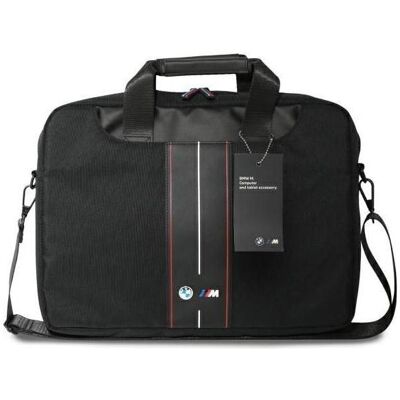 BMW Bmcb15compvskr 16" Sac en nylon à rayure rouge - Publicité BMW Bmcb15compvskr 16" Sac en nylon à rayure rouge - Publicité