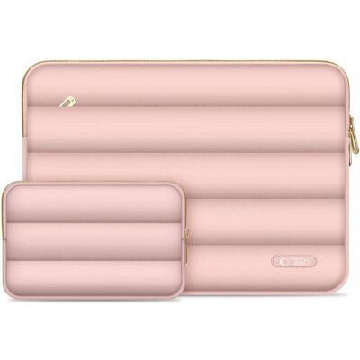 Housse Tech-Protect Puffy 13-14" Rose - Étui pour ordinateur portable - Publicité Housse Tech-Protect Puffy 13-14" Rose - Étui pour ordinateur portable - Publicité