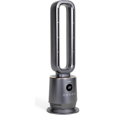 Livoo - 2 en 1 radiateur sans ailettes - Gris - 2 niveaux de chauffe - Fan heater - Publicité Livoo - 2 en 1 radiateur sans ailettes - Gris - 2 niveaux de chauffe - Fan heater - Publicité