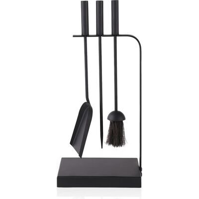 Relaxdays, Cheminée : accessoires, Ensemble de 4 outils de cheminée - Publicité Relaxdays, Cheminée : accessoires, Ensemble de 4 outils de cheminée - Publicité