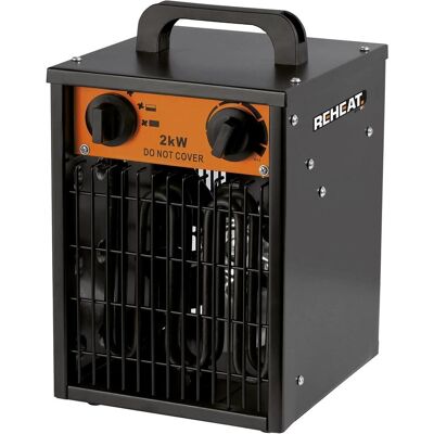 Reheat Radiateur électrique, Radiateur soufflant, Noir, Orange - Publicité Reheat Radiateur électrique, Radiateur soufflant, Noir, Orange - Publicité