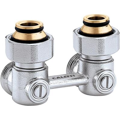 Caleffi Zweirohr Hahnblock 3011 3/4Z IG Eckform, Chauffage : accessoires - Publicité Caleffi Zweirohr Hahnblock 3011 3/4Z IG Eckform, Chauffage : accessoires - Publicité