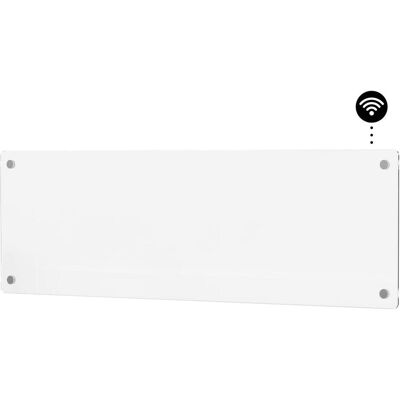 Chauffage à panneau en verre WiFi Mill - Appareil intelligent économe en énergie - Publicité Chauffage à panneau en verre WiFi Mill - Appareil intelligent économe en énergie - Publicité