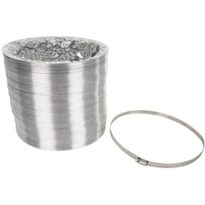 Perel Tube Flexible En Aluminium - 7 m, Chauffage : accessoires - Publicité Perel Tube Flexible En Aluminium - 7 m, Chauffage : accessoires - Publicité