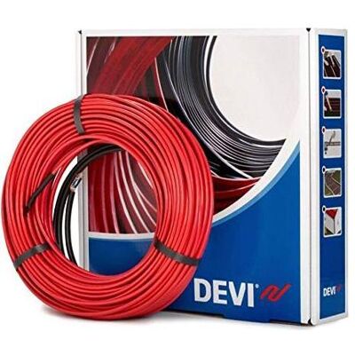 Danfoss Câble chauffant à résistance de la série DEVIflex 18T (18W/m) pour installation dans le béton ou, Chauffage : accessoires - Publicité Danfoss Câble chauffant à résistance de la série DEVIflex 18T (18W/m) pour installation dans le béton ou, Chauffage : accessoires - Publicité