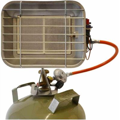 Chauffage à gaz Güde GHS 4200 - Piezo, Gris - Publicité Chauffage à gaz Güde GHS 4200 - Piezo, Gris - Publicité