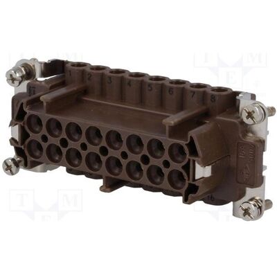 ILME Connecteur : HDC femelle 180 °C, 16 A, 500 V, 16 + PE, taille 77,27, Chauffage : accessoires - Publicité ILME Connecteur : HDC femelle 180 °C, 16 A, 500 V, 16 + PE, taille 77,27, Chauffage : accessoires - Publicité