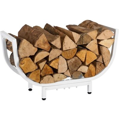 Relaxdays, Cheminée : accessoires, Kaminholzregal im geschwungenen Design - Publicité Relaxdays, Cheminée : accessoires, Kaminholzregal im geschwungenen Design - Publicité