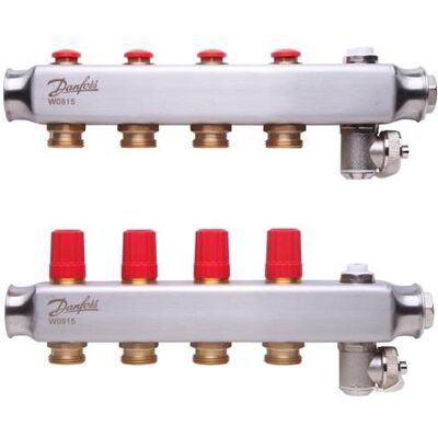 Manifold SMM 4+4 de Danfoss - Contrôle de Chauffage - Publicité Manifold SMM 4+4 de Danfoss - Contrôle de Chauffage - Publicité