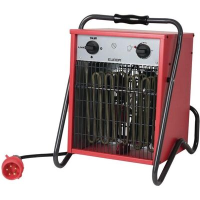 EUROM EK 9002 - Chauffage - 9000W - Gris - Publicité EUROM EK 9002 - Chauffage - 9000W - Gris - Publicité