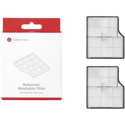 Roborock Filtre lavable Saros 10, Aspirateur robot : accessoires, Blanc, Gris - Publicité Roborock Filtre lavable Saros 10, Aspirateur robot : accessoires, Blanc, Gris - Publicité
