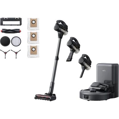 eufy 3-in-1 E20 Onderhoudspakket (T29J1011), Aspirateur robot : accessoires, Noir, Gris - Publicité eufy 3-in-1 E20 Onderhoudspakket (T29J1011), Aspirateur robot : accessoires, Noir, Gris - Publicité
